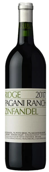 2017 Pagani Ranch Zinfandel